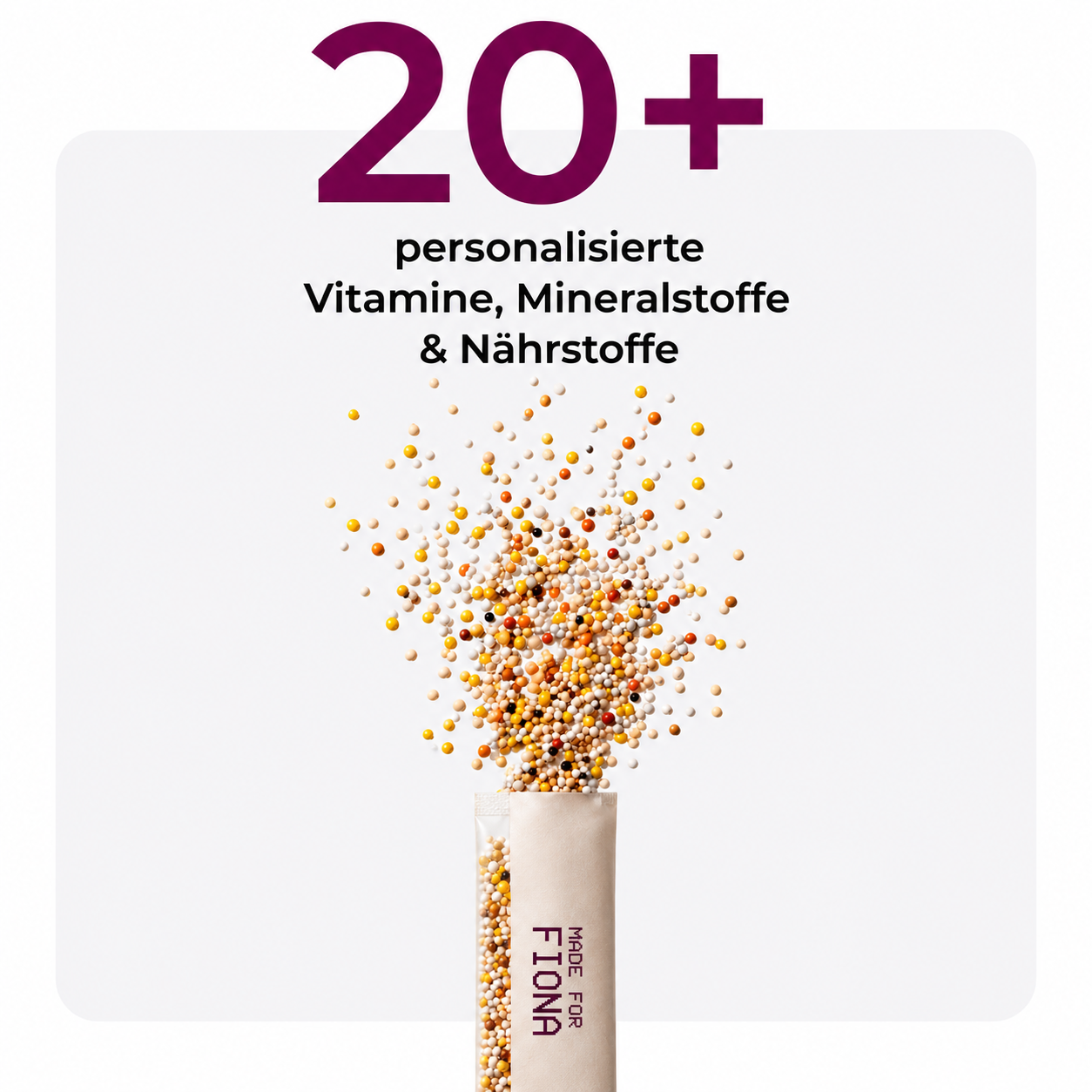 NovoDaily-Stick mit dem Namen Fiona und &uuml;ber 20 N&auml;hrstoffen