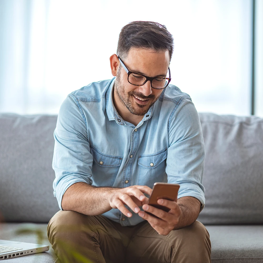 Speichelprobe zu Hause sammeln und Fragebogen beantworten