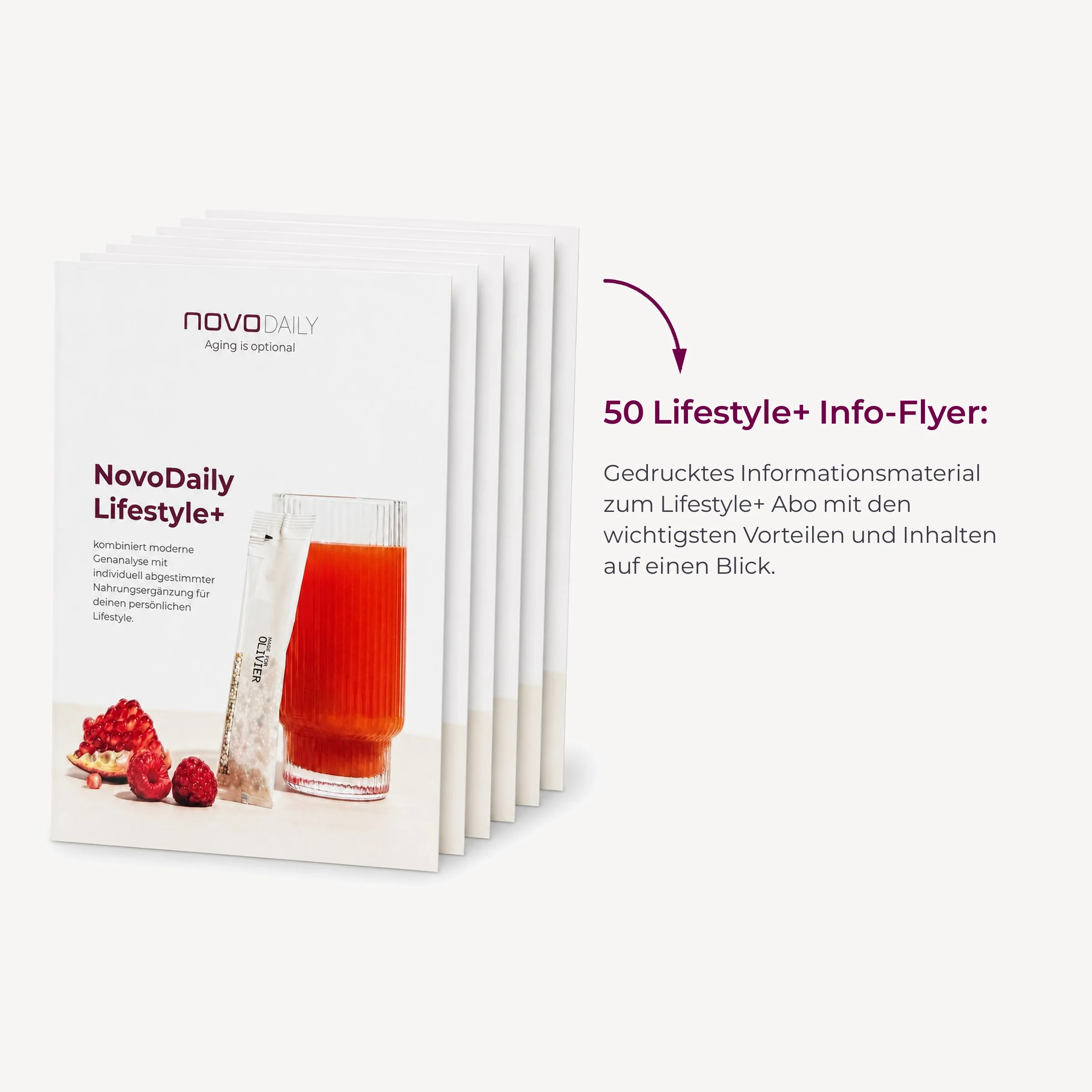 50 Werbeflyer „Lifestyle+“