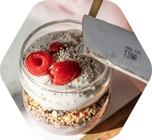 Analyse im Labor und Produktion der personalisierten Mischung